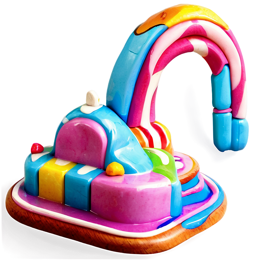 Vibrant Candyland Map Png Mdd PNG Image