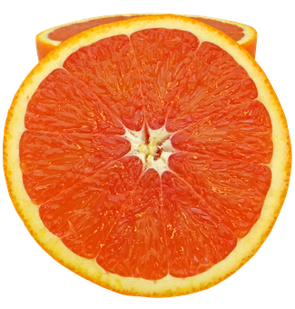 Vibrant Citrus Slice PNG Image