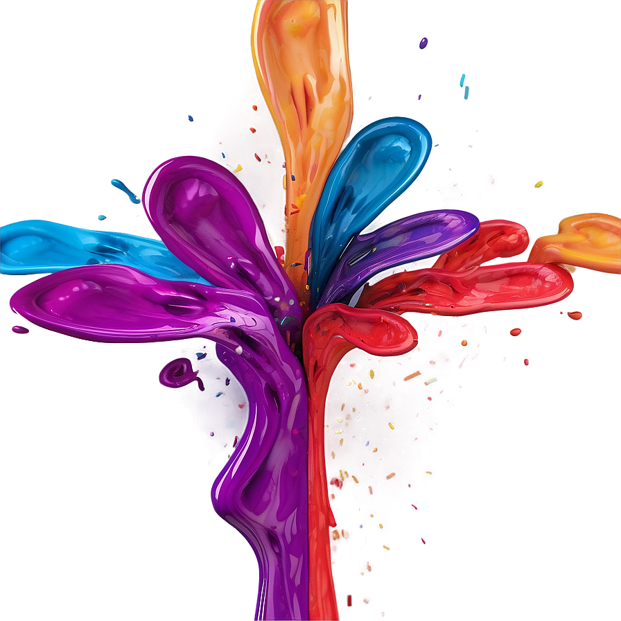 Vibrant Color Splash Png Qnj10 PNG Image