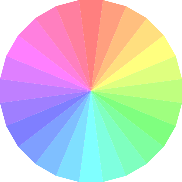 Vibrant Color Wheel.png PNG Image