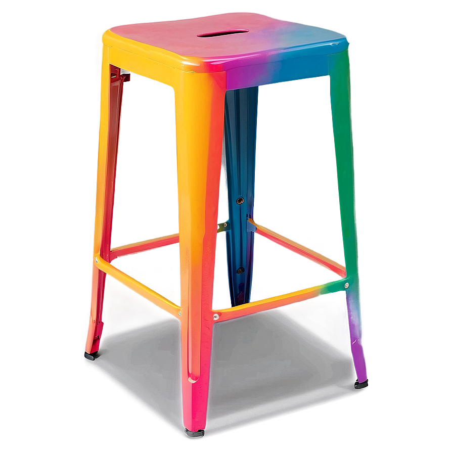 Vibrant Colored Barstool Png 43 PNG Image