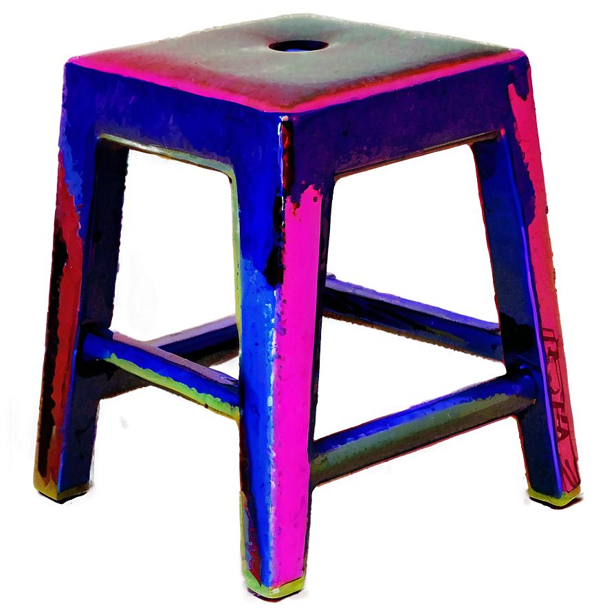 Vibrant Colored Barstool Png Tlm PNG Image