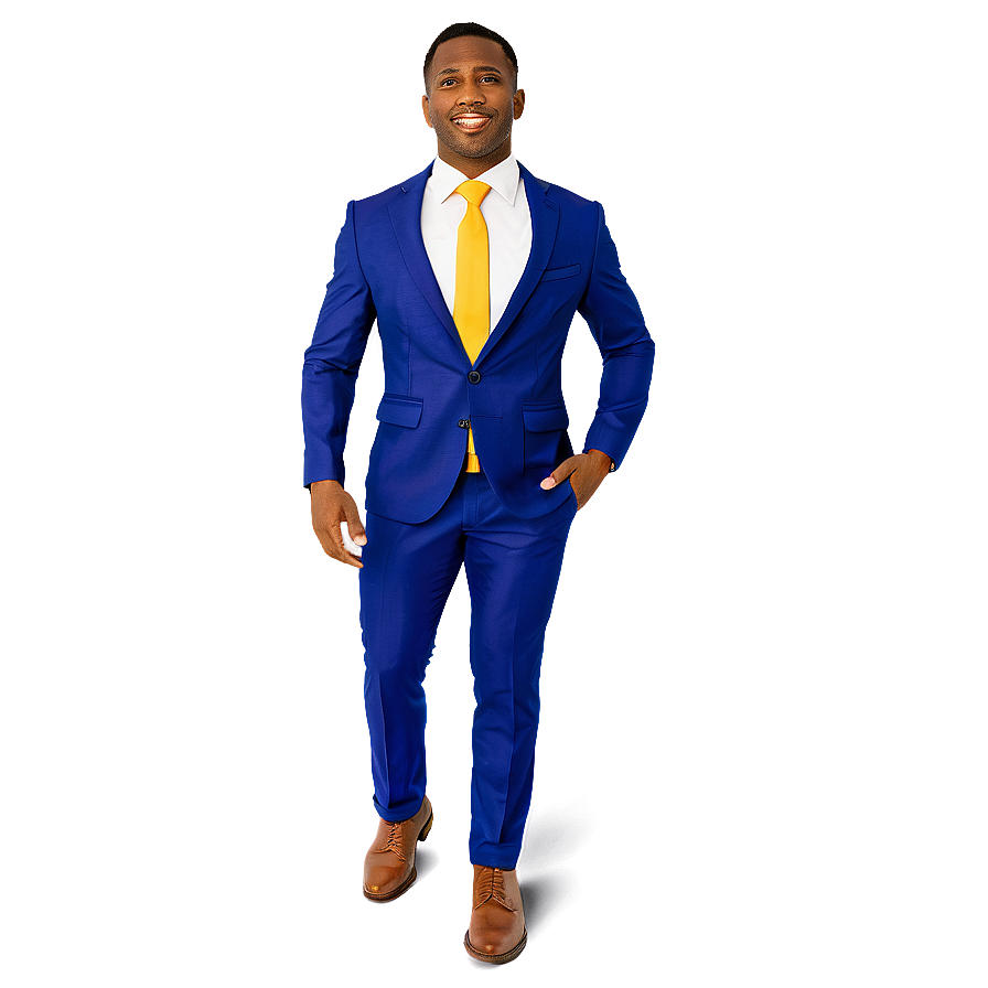 Vibrant Colored Business Suit Png 12 PNG Image