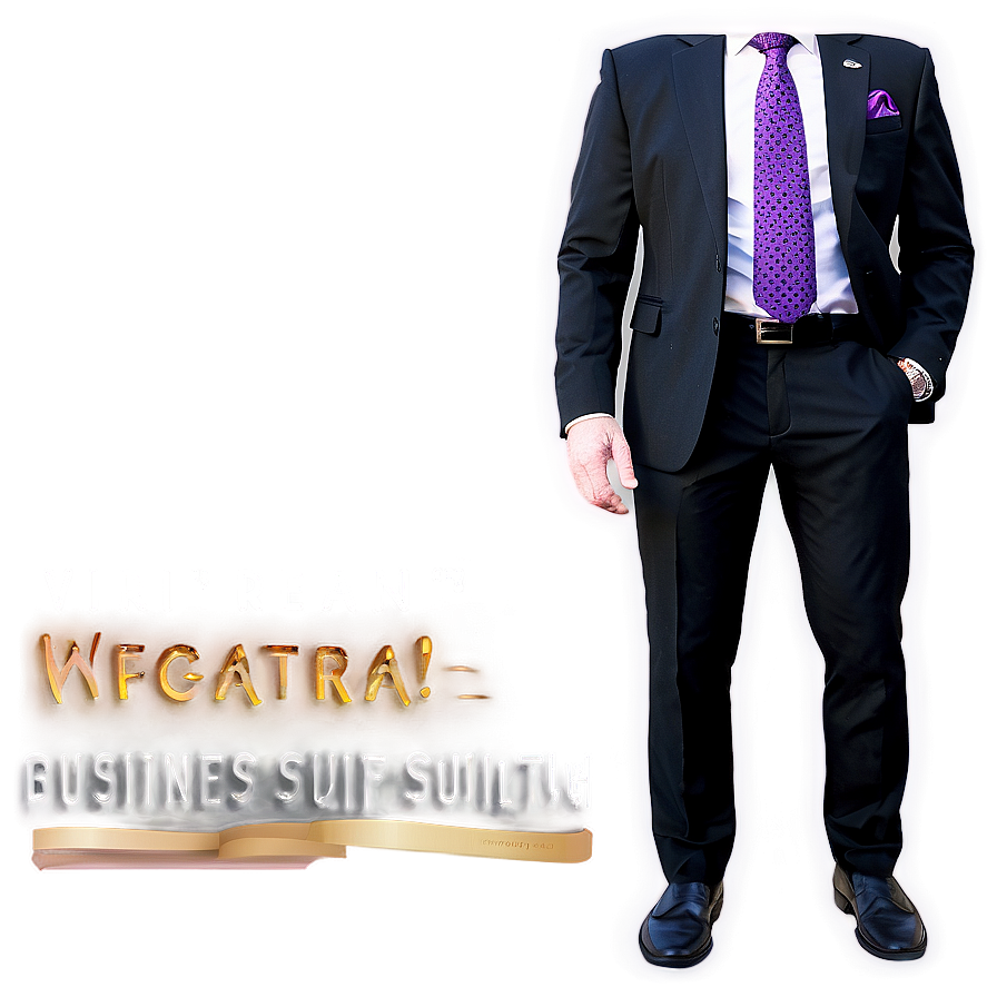 Vibrant Colored Business Suit Png Adj PNG Image