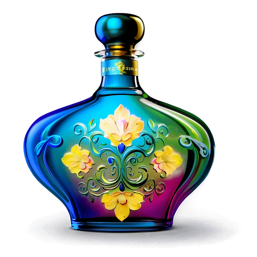 Vibrant Colored Liquor Bottle Png 55 PNG Image