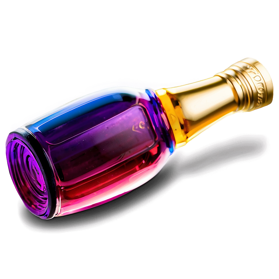 Vibrant Colored Liquor Bottle Png Ksx53 PNG Image