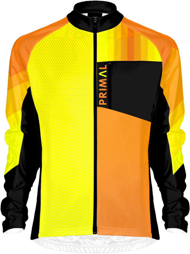 Vibrant Cycling Jacket Mens Wear PNG Image