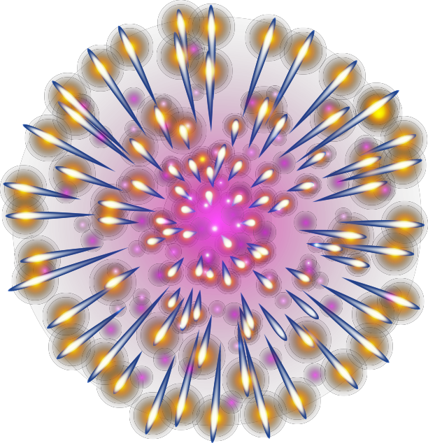 Vibrant_ Diwali_ Firework_ Display PNG Image