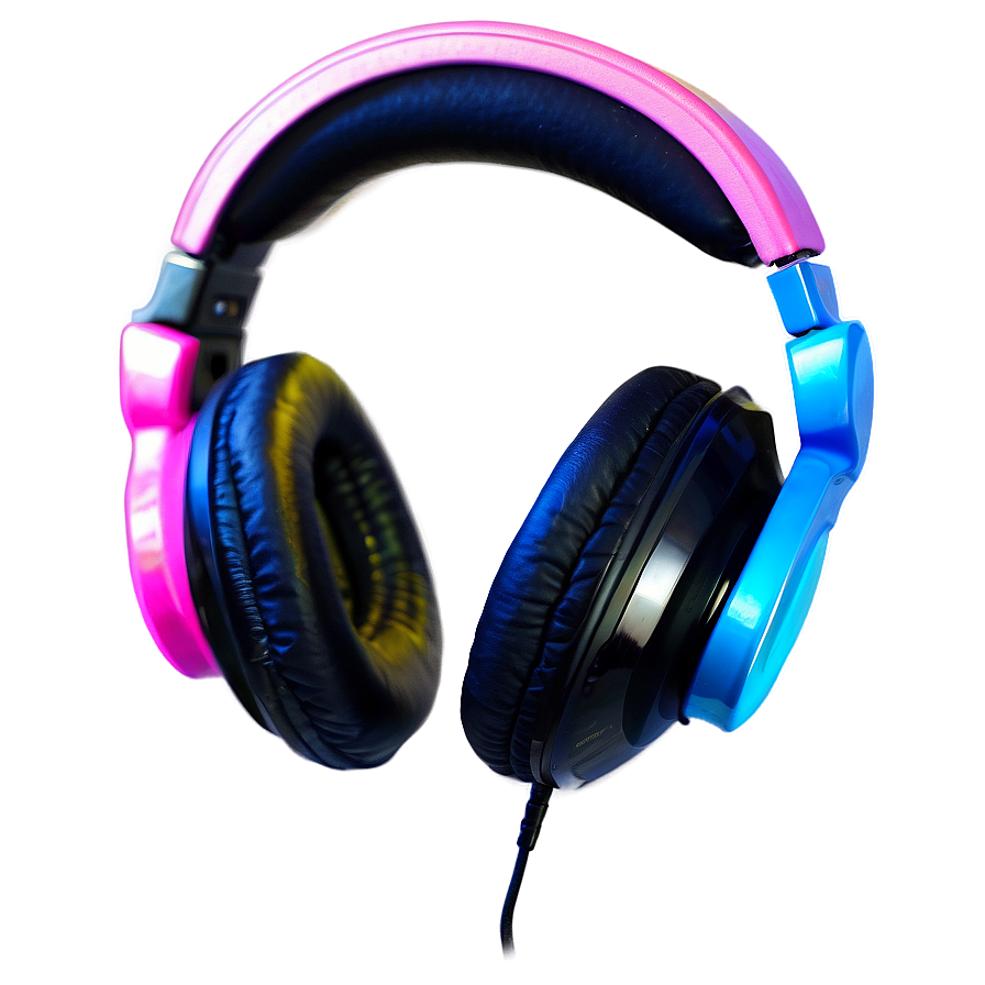 Vibrant Dj Headphones Png 2 PNG Image