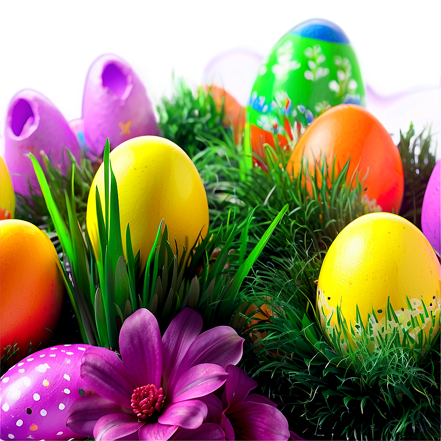 Vibrant Easter Flowers Png 05212024 PNG Image