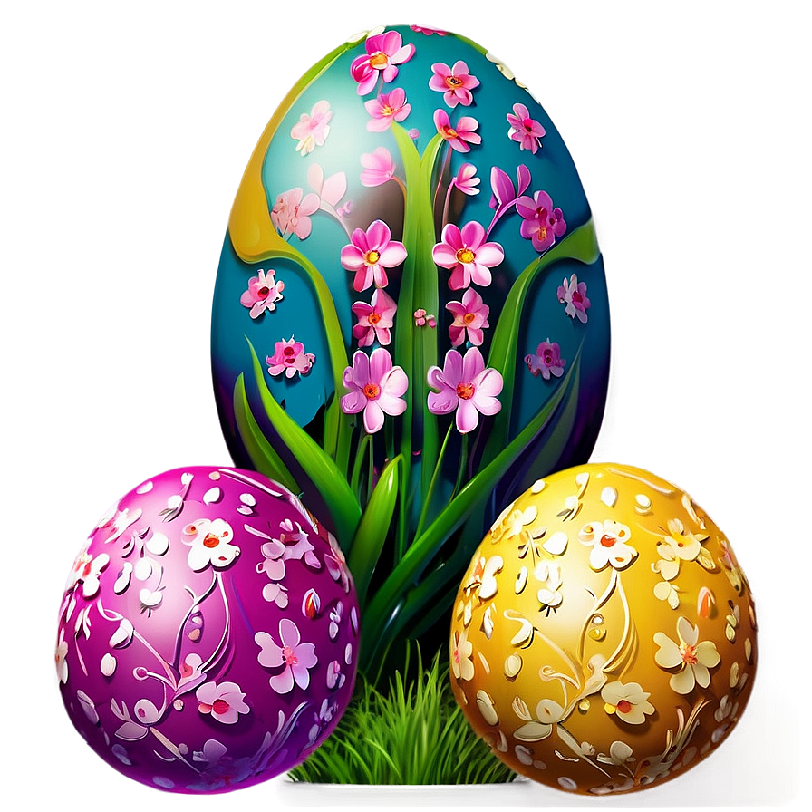 Vibrant Easter Flowers Png Exg5 PNG Image