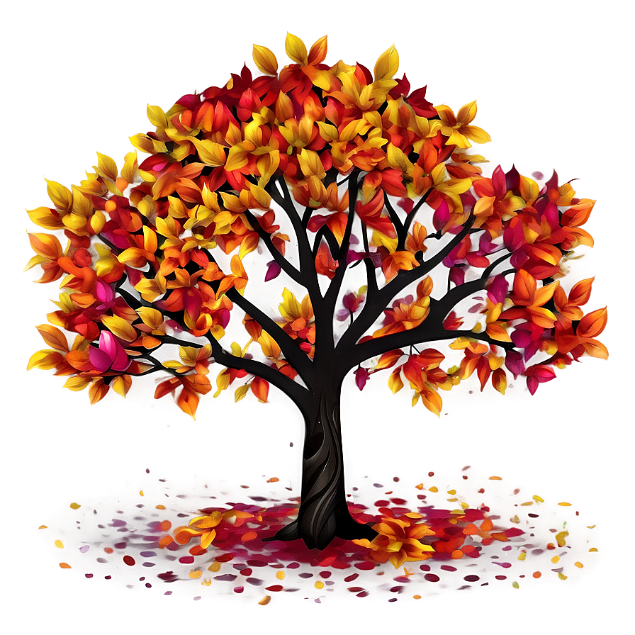 Vibrant Fall Tree Png 37 PNG Image