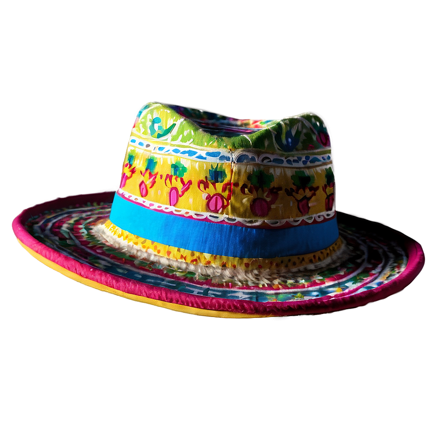 Vibrant Fiesta Hat Png 94 PNG Image