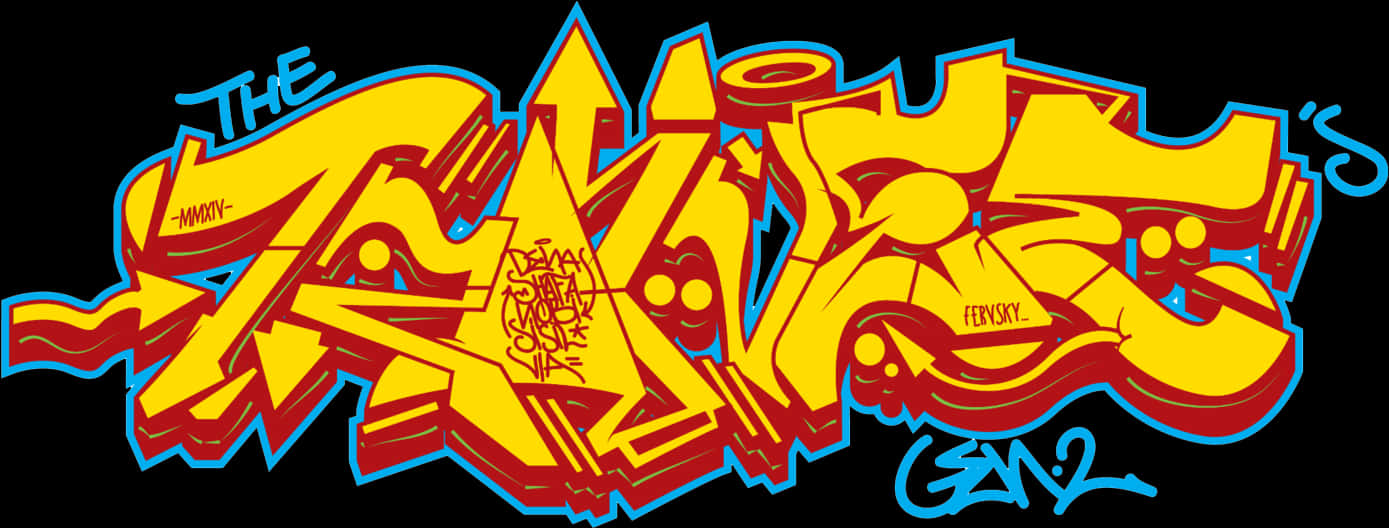 Vibrant_ Graffiti_ Artwork PNG Image