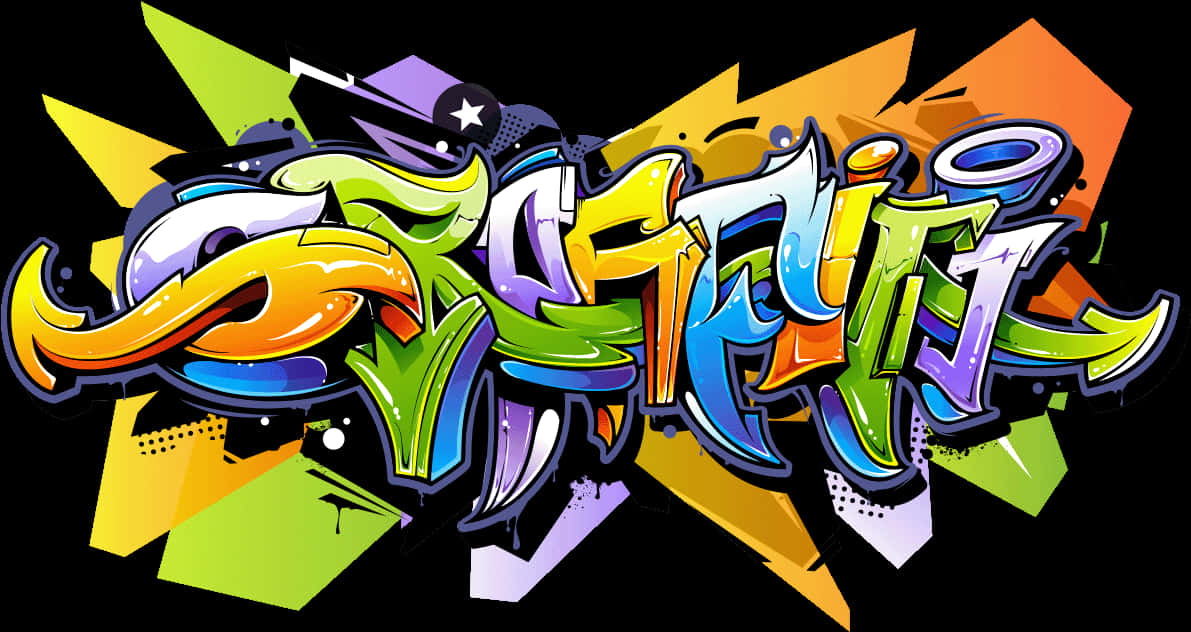 Vibrant_ Graffiti_ Artwork PNG Image