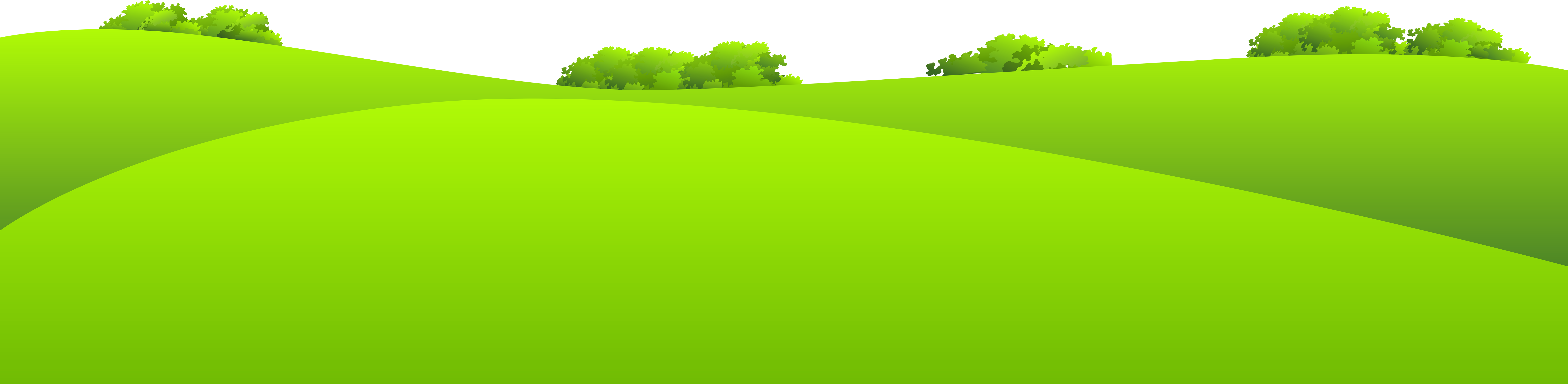 Vibrant Green Hills Meadow PNG Image