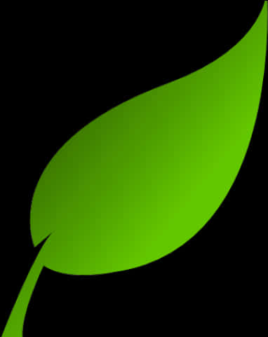 Vibrant Green Leaf Clipart PNG Image