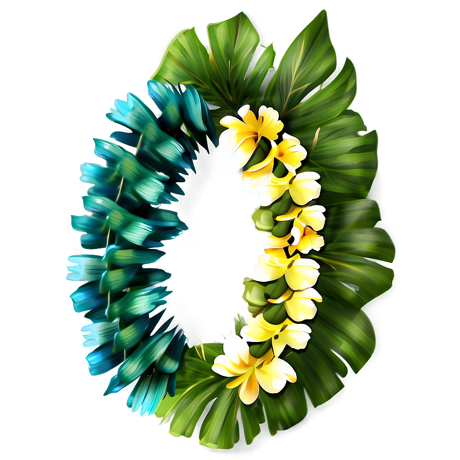 Vibrant Hawaiian Lei Png 06262024 PNG Image