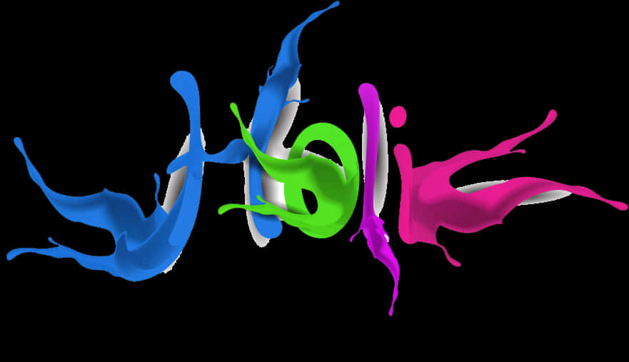 Vibrant_ Holi_ Celebration_ Artwork PNG Image