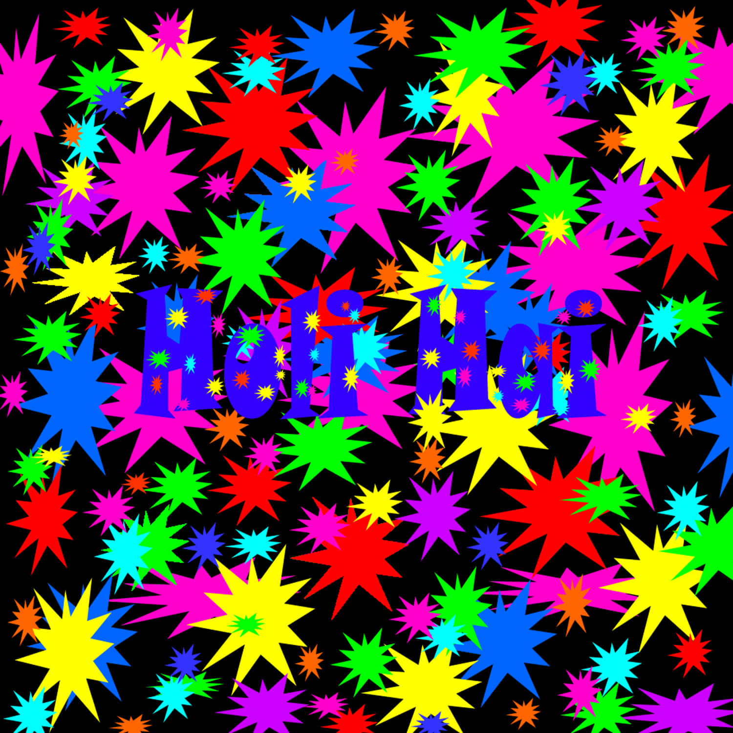 Vibrant_ Holi_ Celebration_ Background PNG Image