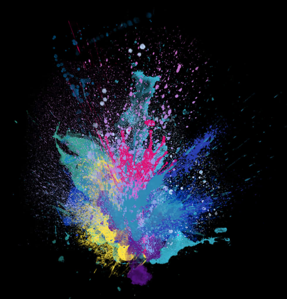 Vibrant_ Holi_ Color_ Explosion_ Background PNG Image