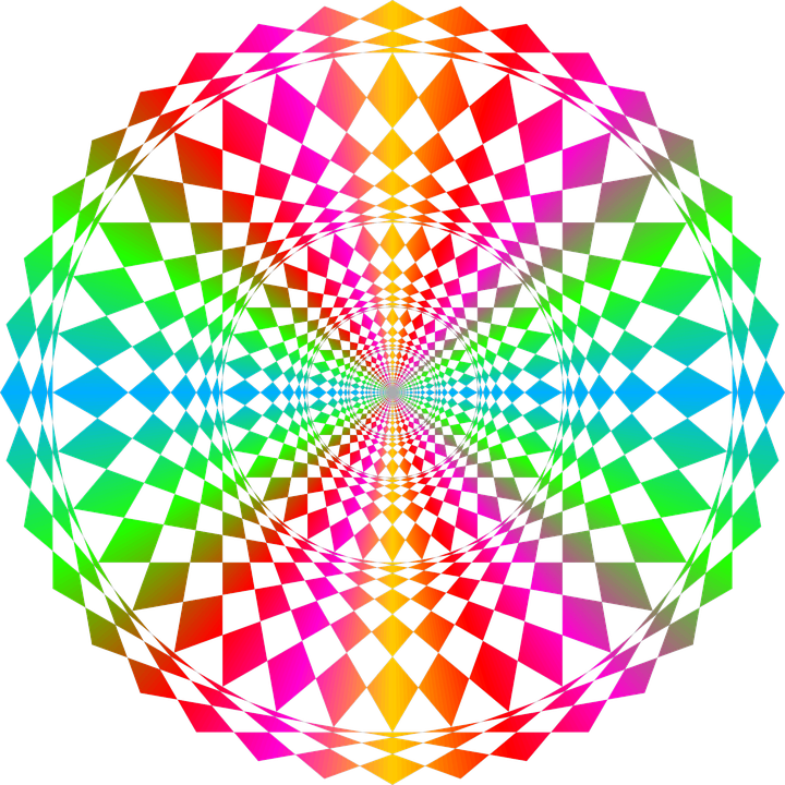 Vibrant_ Kaleidoscope_ Pattern PNG Image