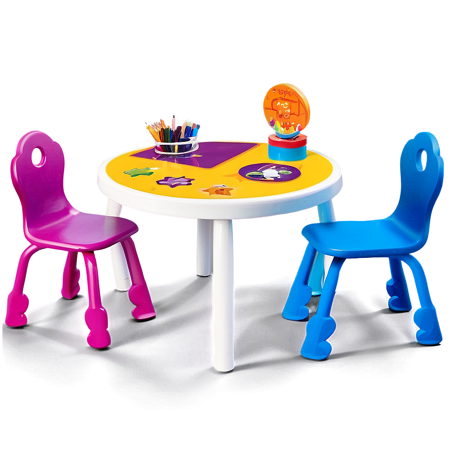 Vibrant Kids Play Table Png Srj33 PNG Image