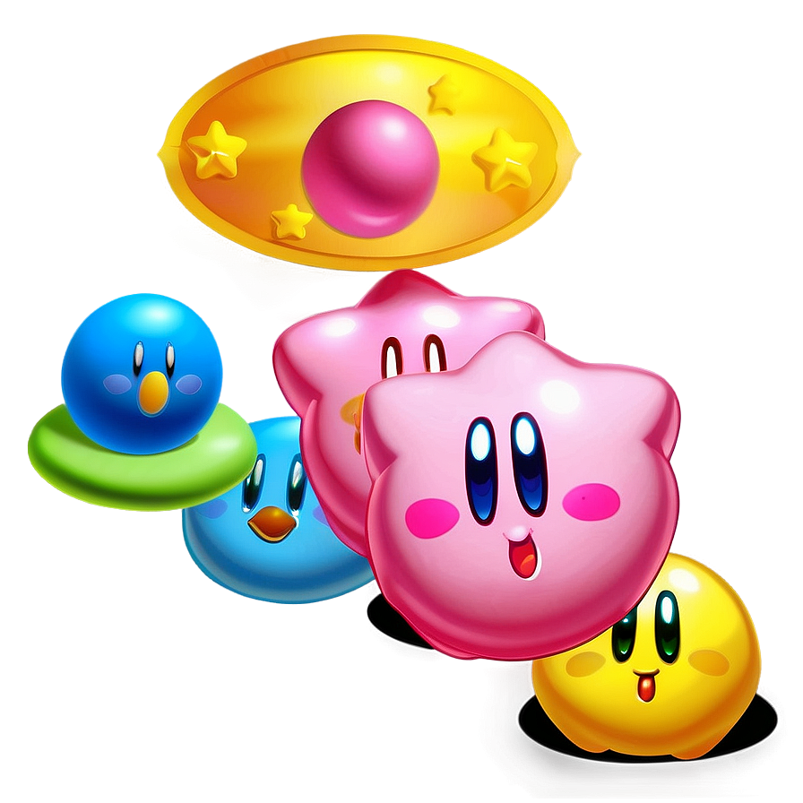 Vibrant Kirby Star Png Image Download 05232024 PNG Image