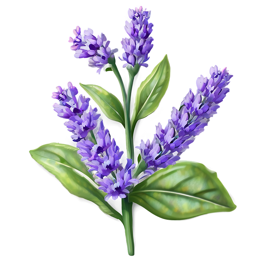 Vibrant Lavender Blossom Png Wdf22 PNG Image