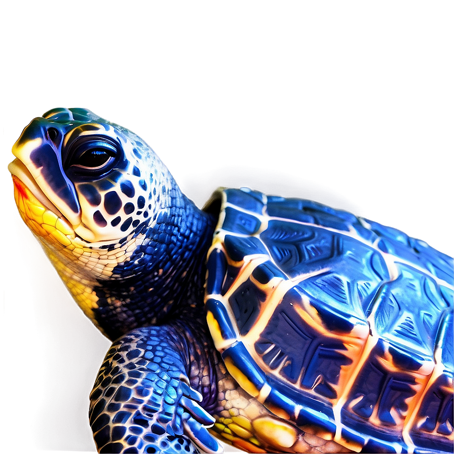 Vibrant Leatherback Turtle Art Png 31 PNG Image