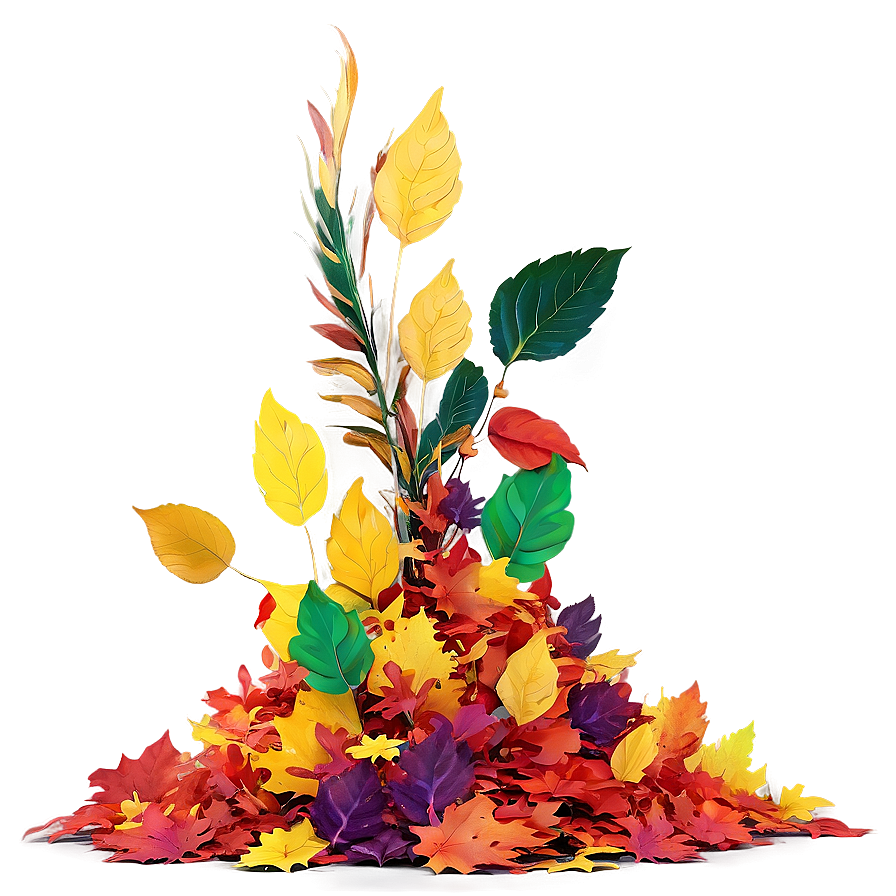 Vibrant Leaves Pile Png 59 PNG Image