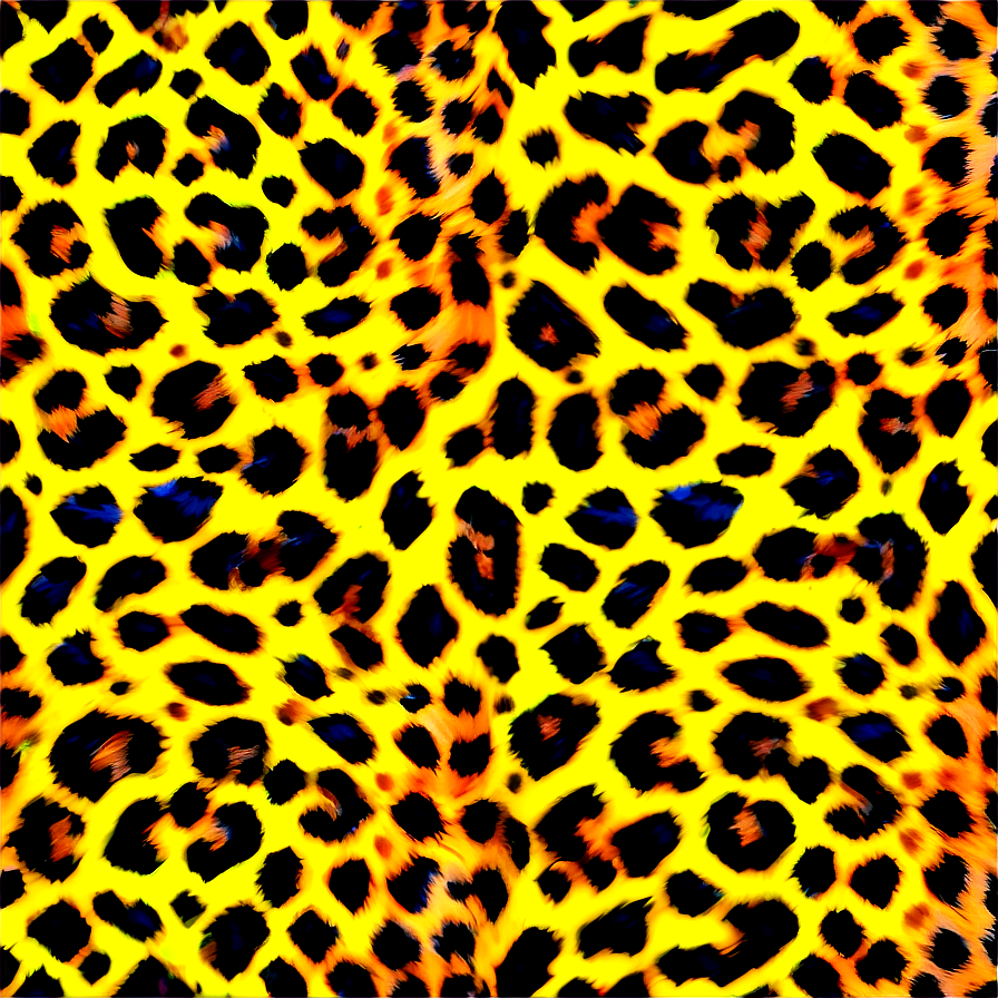 Vibrant Leopard Pattern Png 42 PNG Image