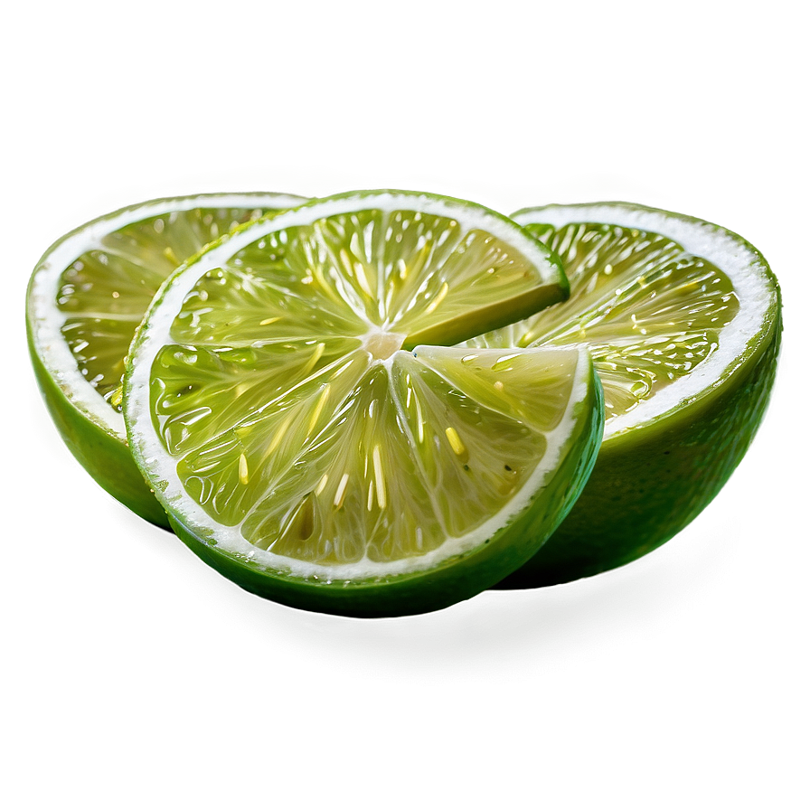 Vibrant Lime Slice Png 06132024 PNG Image