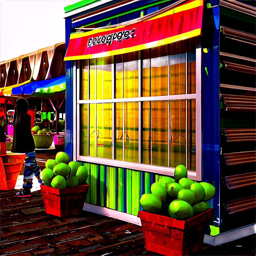 Vibrant Marketplace Building Png 61 PNG Image