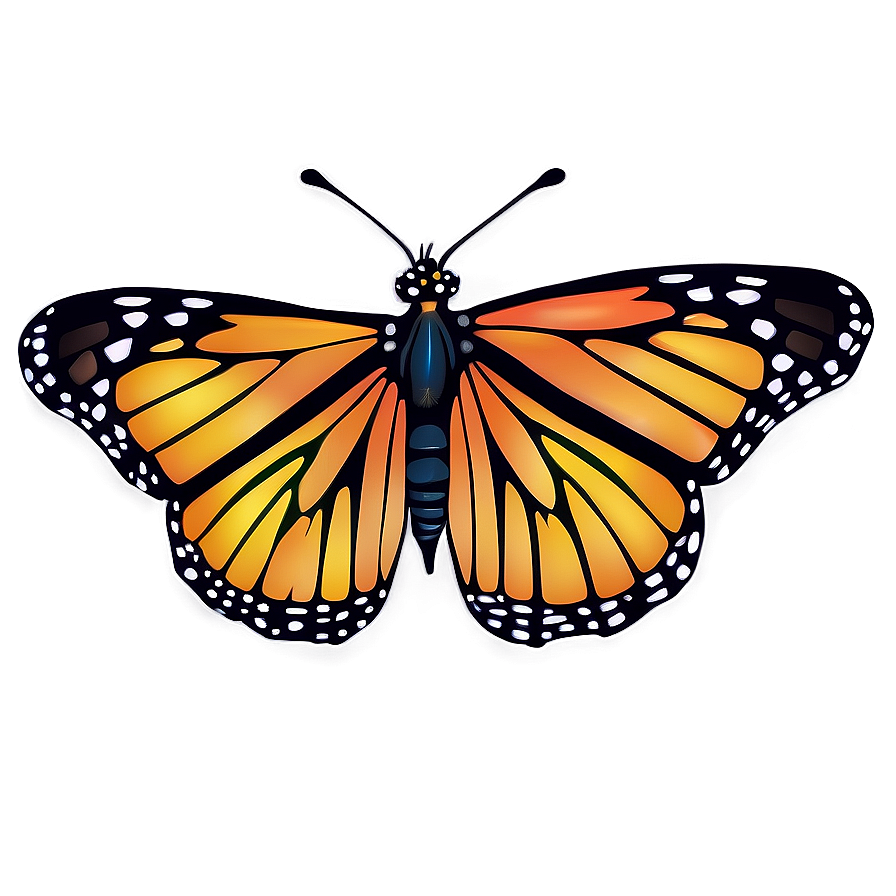 Vibrant Monarch Butterfly Png 87 PNG Image