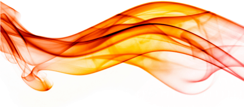 Vibrant Orange Abstract Wave PNG Image