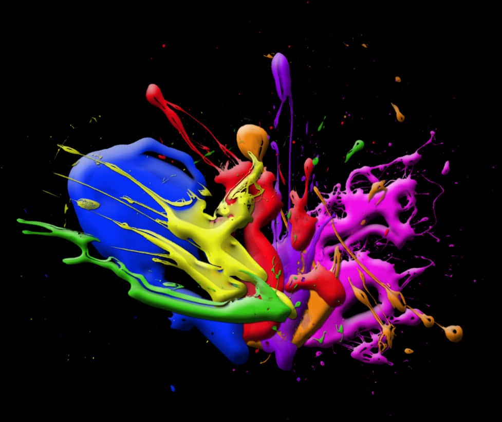 Vibrant_ Paint_ Explosion PNG Image