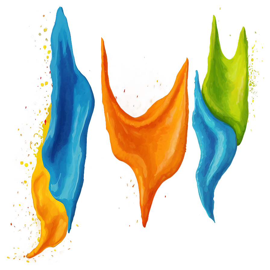 Vibrant Paint Stroke Png Jgf PNG Image