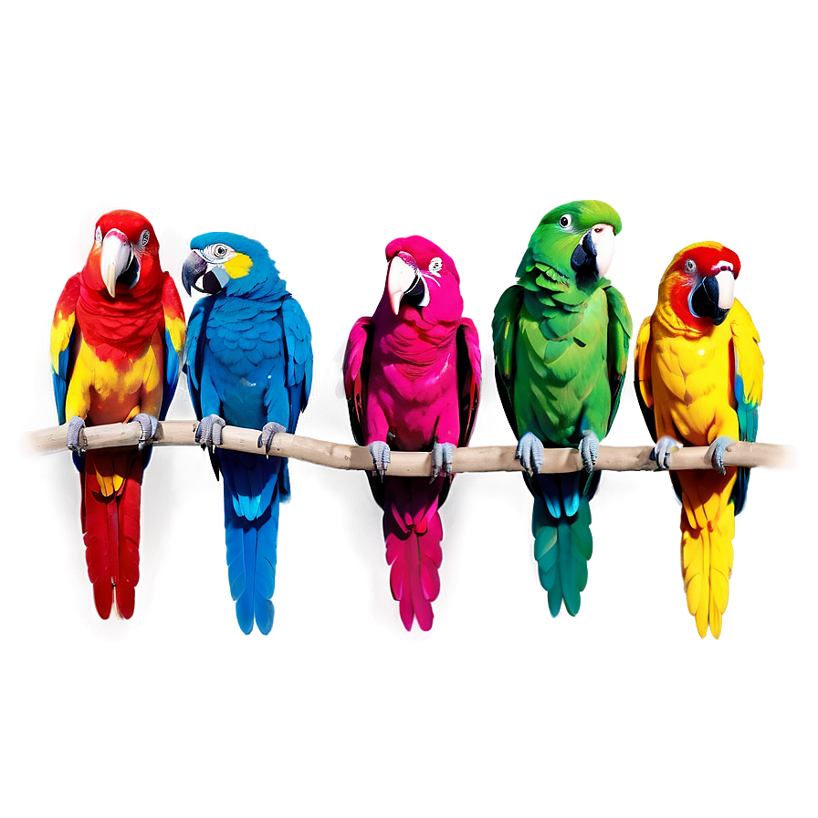 Vibrant Parrot Colors Png 34 PNG Image