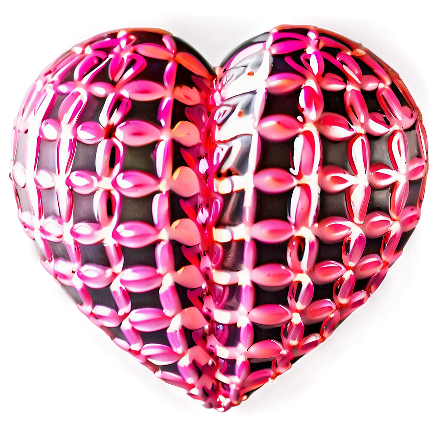 Vibrant Pink Heart Design Png 63 PNG Image