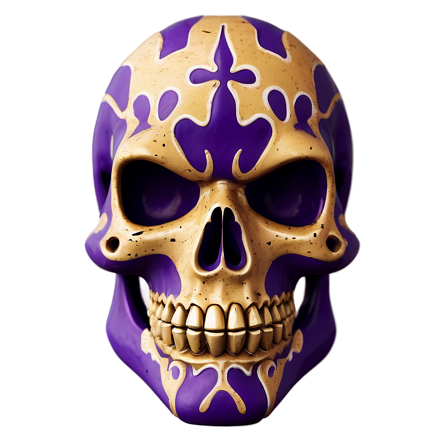 Vibrant Purple Skull Trooper Illustration Png 06202024 PNG Image