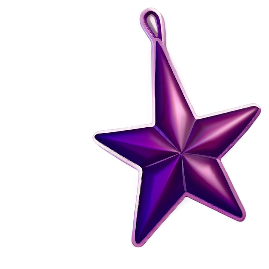 Vibrant Purple Star Graphic Png 06252024 PNG Image