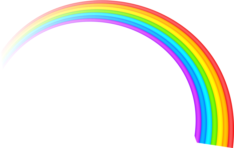 Vibrant Rainbow Arch PNG Image