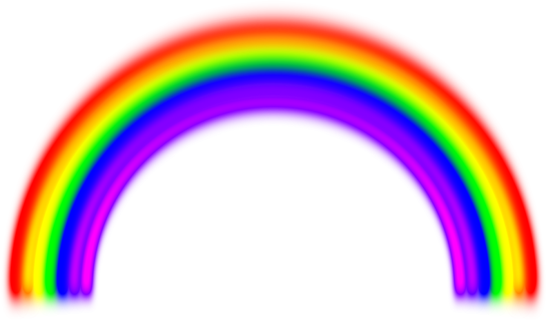 Vibrant Rainbow Arcoiris PNG Image