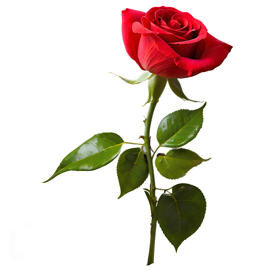 Vibrant Red Rose Png Vot3 PNG Image