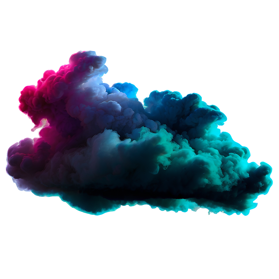 Vibrant Smoke Cloud Png Dci PNG Image