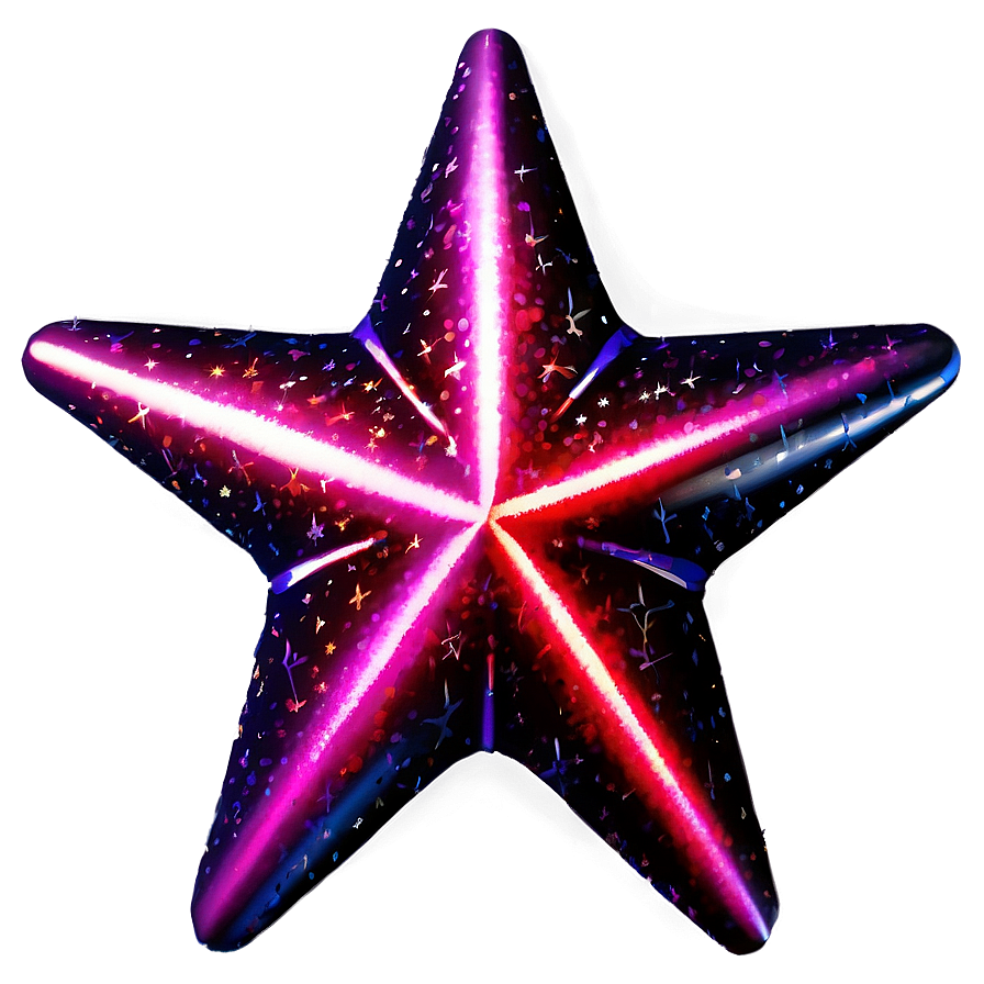 Vibrant Sparkle Star Png Gem PNG Image