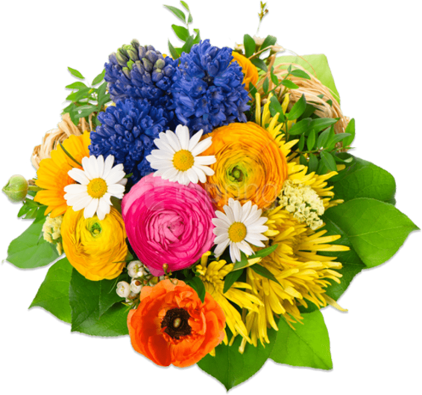 Vibrant_ Spring_ Flower_ Bouquet.png PNG Image