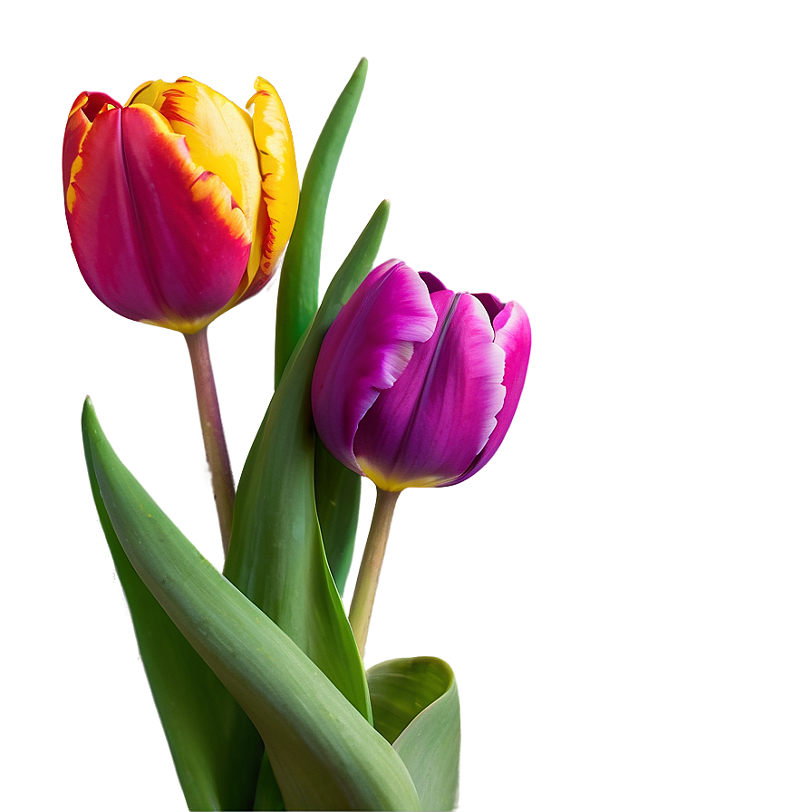 Vibrant Spring Tulips Png 4 PNG Image