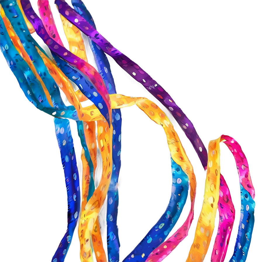 Vibrant Streamers Png 05212024 PNG Image